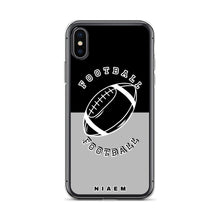 Load image into Gallery viewer, American Football iPhone Case (Black &amp; Grey 2)