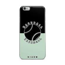 Load image into Gallery viewer, Baseball iPhone Case (Black &amp; Green 5)