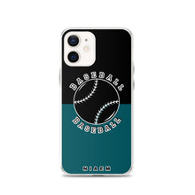 Load image into Gallery viewer, Baseball iPhone Case (Black &amp; Blue 4)