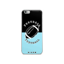 Load image into Gallery viewer, American Football iPhone Case (Black &amp; Blue 6)