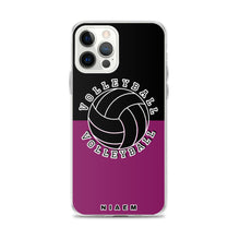 Load image into Gallery viewer, Volleyball iPhone Case (Black &amp; Pink 6)