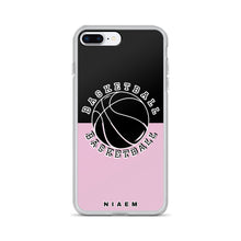 Load image into Gallery viewer, Basketball iPhone Case (Black &amp; Pink 4)