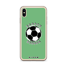 Load image into Gallery viewer, Soccer iPhone Case (Green 4)