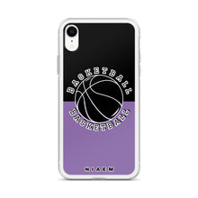 Load image into Gallery viewer, Basketball iPhone Case (Black &amp; Purple 1)
