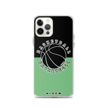 Load image into Gallery viewer, Basketball iPhone Case (Black &amp; Green 4)