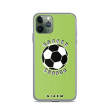 Load image into Gallery viewer, Soccer iPhone Case (Green 3)