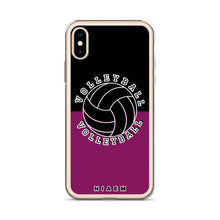Load image into Gallery viewer, Volleyball iPhone Case (Black &amp; Pink 6)