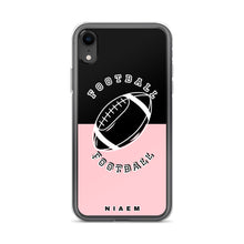 Load image into Gallery viewer, American Football iPhone Case (Black &amp; Pink 3)