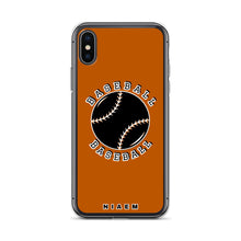 Load image into Gallery viewer, Baseball iPhone Case (Brown 1)