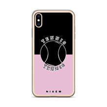 Load image into Gallery viewer, Tennis iPhone Case (Black &amp; Pink 4)
