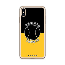 Load image into Gallery viewer, Tennis iPhone Case (Black &amp; Yellow)