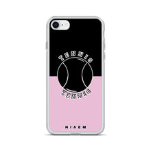 Load image into Gallery viewer, Tennis iPhone Case (Black &amp; Pink 4)