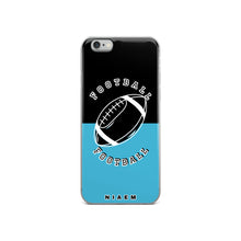 Load image into Gallery viewer, American Football iPhone Case (Black &amp; Blue 7)