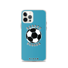 Load image into Gallery viewer, Soccer iPhone Case (Blue)