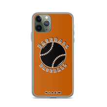 Load image into Gallery viewer, Baseball iPhone Case (Brown 1)