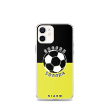 Load image into Gallery viewer, Soccer iPhone Case (Black &amp; Yellow 3)