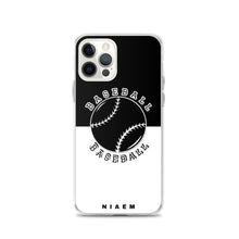 Load image into Gallery viewer, Baseball iPhone Case (Black &amp; White)