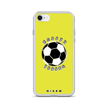 Load image into Gallery viewer, Soccer iPhone Case (Yellow 3)