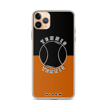 Load image into Gallery viewer, Tennis iPhone Case (Black &amp; Brown 1)