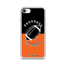 Load image into Gallery viewer, American Football iPhone Case (Black &amp; Orange)
