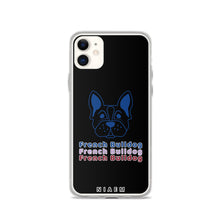 Load image into Gallery viewer, Blue French Bulldog iPhone Case