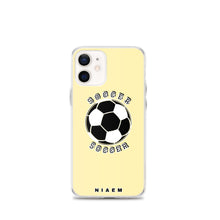 Load image into Gallery viewer, Soccer iPhone Case (Yellow 2)