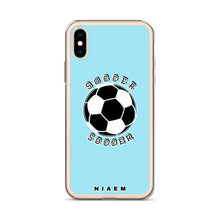 Load image into Gallery viewer, Soccer iPhone Case (Blue 6)