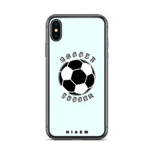 Load image into Gallery viewer, Soccer iPhone Case (Blue 5)