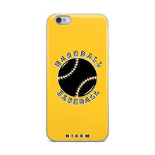 Load image into Gallery viewer, Baseball iPhone Case (Yellow)