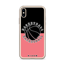 Load image into Gallery viewer, Basketball iPhone Case (Black &amp; Pink 2)