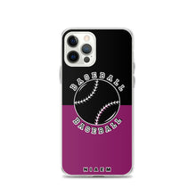 Load image into Gallery viewer, Baseball iPhone Case (Black &amp; Pink 6)
