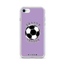 Load image into Gallery viewer, Soccer iPhone Case (Purple 2)