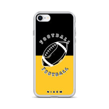 Load image into Gallery viewer, American Football iPhone Case (Black &amp; Yellow)