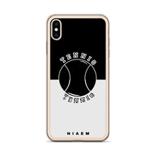 Load image into Gallery viewer, Tennis iPhone Case (Black &amp; Grey 3)