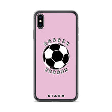 Load image into Gallery viewer, Soccer iPhone Case (Pink 4)