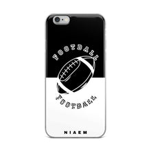 Load image into Gallery viewer, American Football iPhone Case (Black &amp; White)