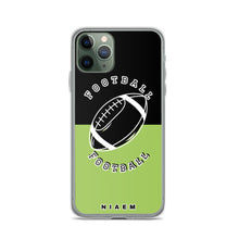 Load image into Gallery viewer, American Football iPhone Case (Black &amp; Green 3)