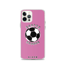 Load image into Gallery viewer, Soccer iPhone Case (Pink 1)