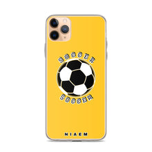 Load image into Gallery viewer, Soccer iPhone Case (Yellow)