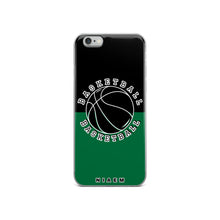 Load image into Gallery viewer, Basketball iPhone Case (Black &amp; Green 1)