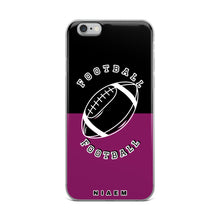 Load image into Gallery viewer, American Football iPhone Case (Black &amp; Pink 6)