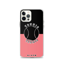 Load image into Gallery viewer, Tennis iPhone Case (Black &amp; Pink 2)