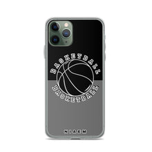 Load image into Gallery viewer, Basketball iPhone Case (Black &amp; Grey)