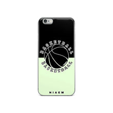 Load image into Gallery viewer, Basketball iPhone Case (Black &amp; Green 2)
