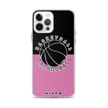 Load image into Gallery viewer, Basketball iPhone Case (Black &amp; Pink 1)