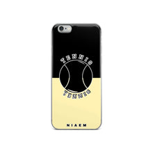 Load image into Gallery viewer, Tennis iPhone Case (Black &amp; Yellow 2)