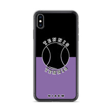 Load image into Gallery viewer, Tennis iPhone Case (Black &amp; Purple 1)