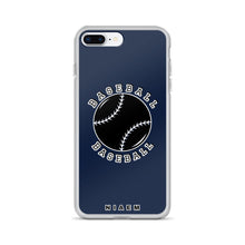 Load image into Gallery viewer, Baseball iPhone Case (Navy)
