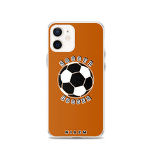 Load image into Gallery viewer, Soccer iPhone Case (Brown 1)