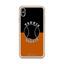 Load image into Gallery viewer, Tennis iPhone Case (Black &amp; Brown 1)